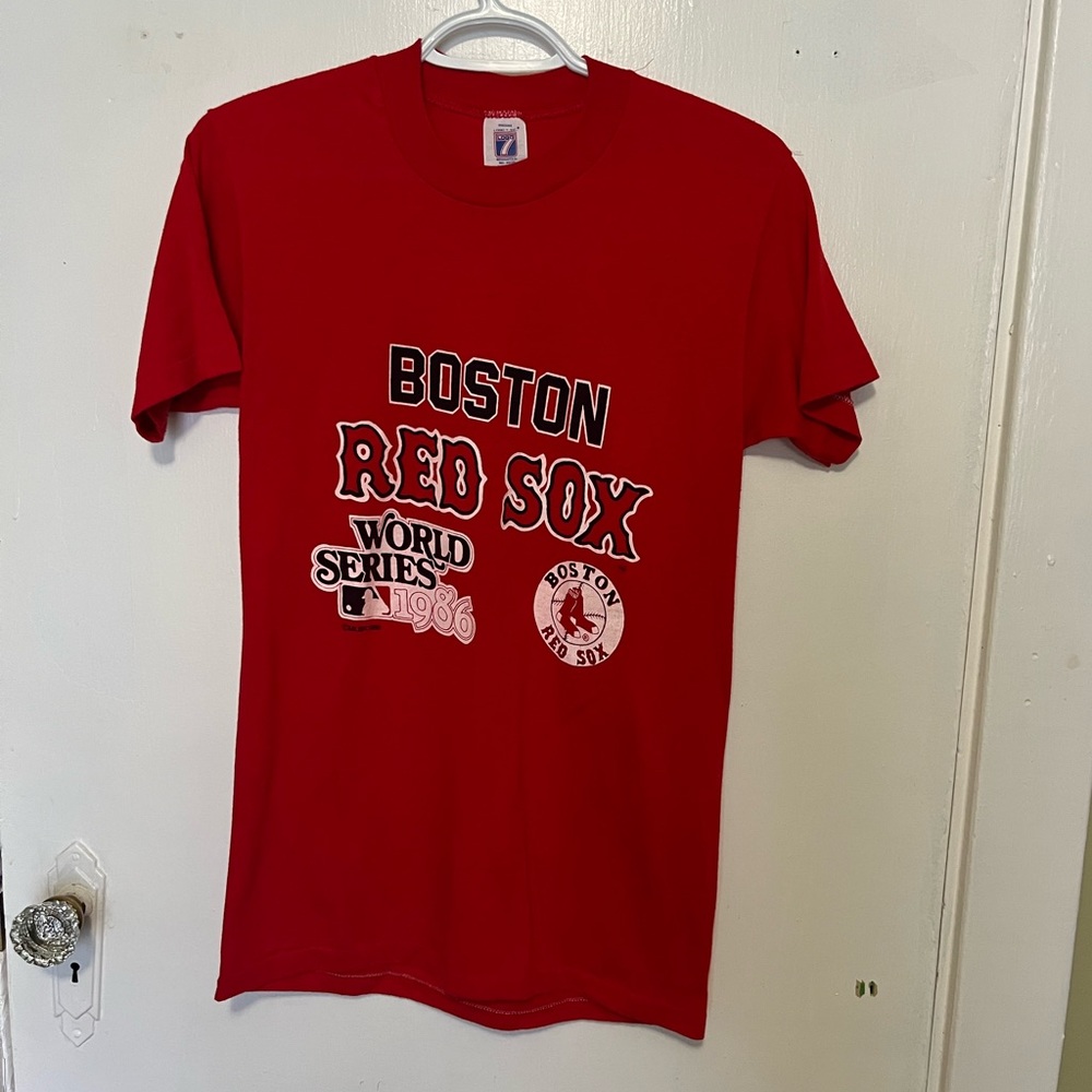 Vintage Single Stitch Boston Red Socks 1986 World Series Tee